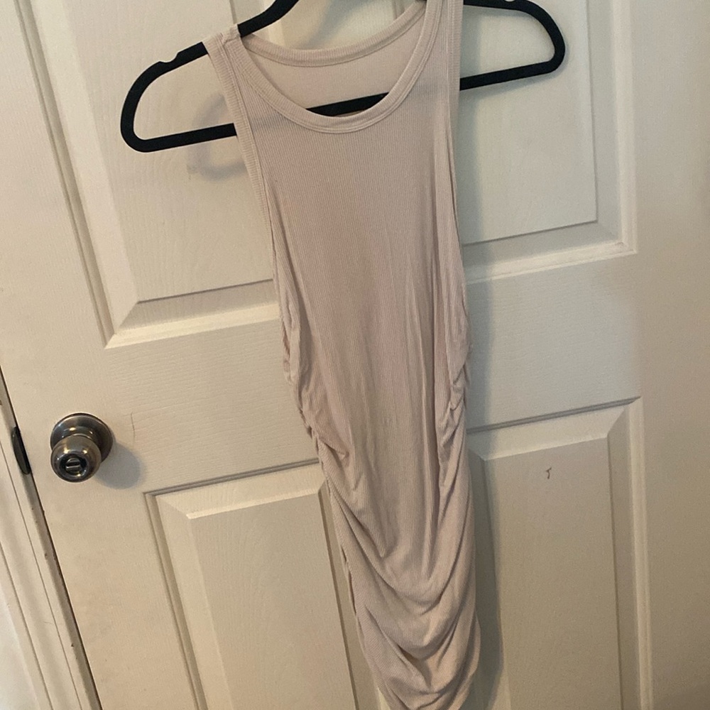 Ribbed tank dress